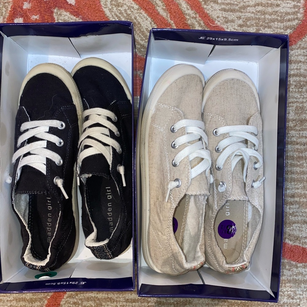 Madden girl shoes / sneakers size 8/ n half